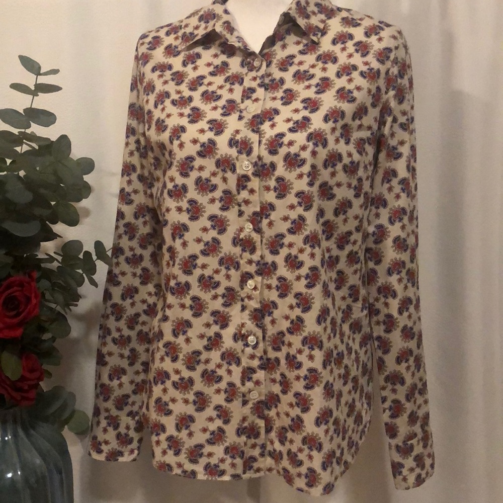 J Crew button down shirt size 10
